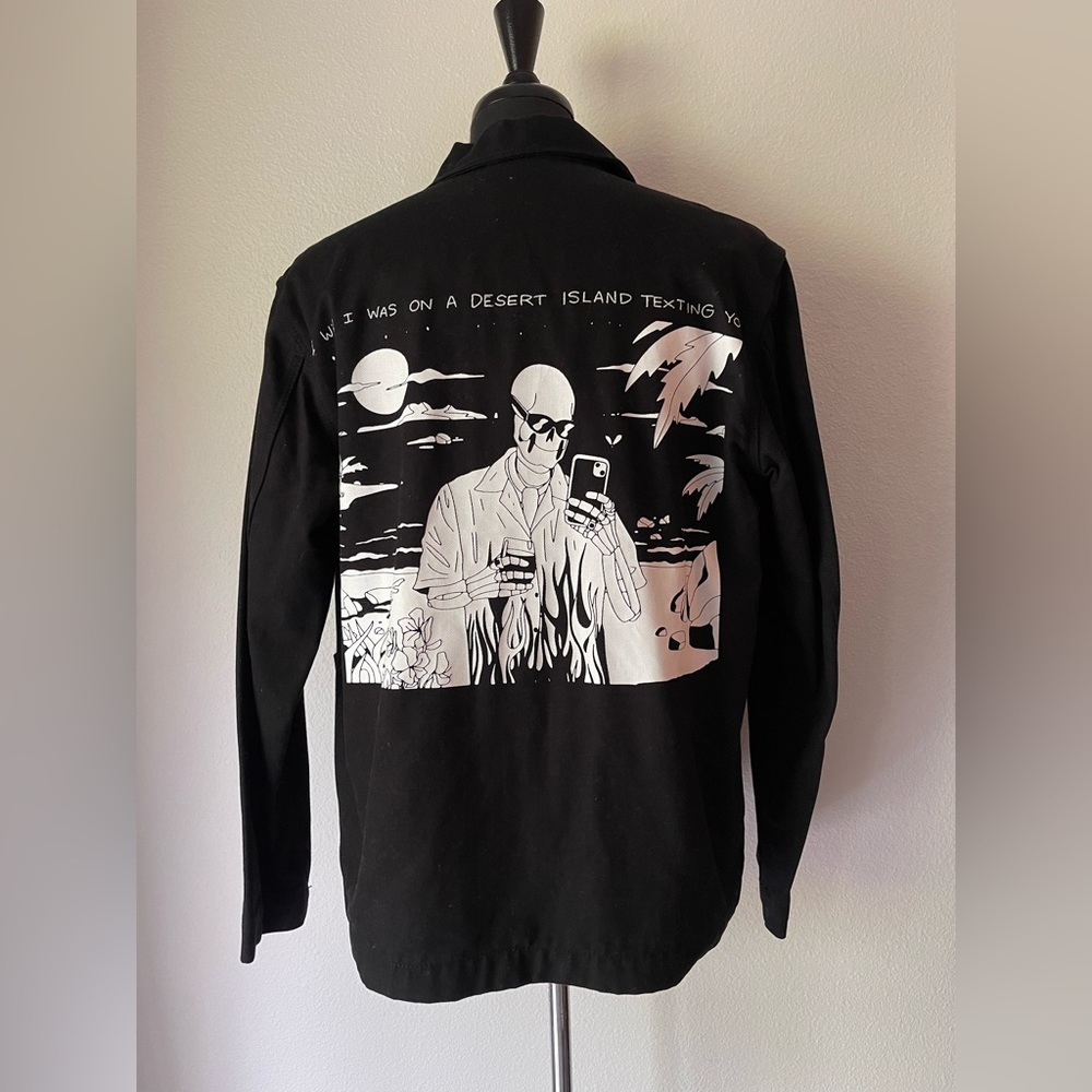 Screen Print Denim Jacket